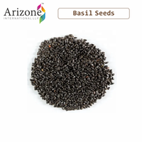Rempah-rempah tunggal & rempah rasa asli warna hitam biji Basil kering | Untuk minuman | Tukmaria | Digunakan untuk Falooda