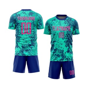Maillot de football personnalisé par sublimation – Short respirant léger été 100 % polyester, fabrication en gros, impression de design, marque - Product Image 1