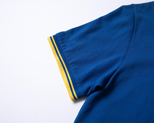 เสื้อโปโลแขนสั้นลายทางแขนสั้นสำหรับผู้ชายเสื้อโปโลผ้าถักสำหรับเล่นกอล์ฟแบบพรีเมียมสำหรับฤดูร้อน - Product Image 5