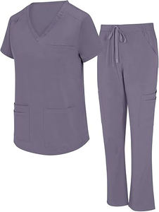 Vente en gros d'uniformes d'allaitement à col en V pour femmes uniformes d'infirmière à la mode uniformes d'allaitement médical - Product Image 4