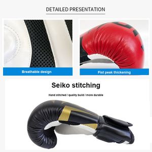 Gants de boxe en cuir de sublimation haute performance personnalisables en usine en gros Gants d'entraînement confortables Oem Odm Premium - Product Image 2