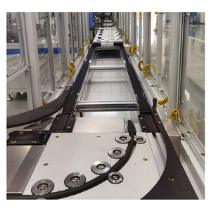 Système de manutention de palettes à <span class=keywords><strong>double</strong></span> vitesse pour usine, convoyeur à chaîne, équipement de déchargement de palettes, système de manutention de plateaux, distributeur de palettes à bande transporteuse en acier inoxydable - Product Image 4