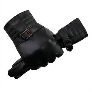 Diseñe sus propios guantes de cuero de moda con todos los tamaños disponibles Venta al por mayor Guantes de cuero de moda cálidos de invierno - Product Image 3