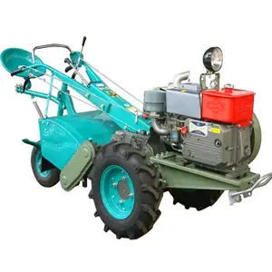 Cheap Farm Machinery hand walking tractor farm walking tractor trade 6hp diesel walking tractors kubota two wheel mini farm