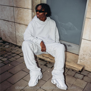 Chándales de Invierno de Alta Calidad con Estampado, Unisex, Cierre de Cremallera, Corte Regular, Algodón Grueso, Transpirable y de Secado Rápido - Product Image 2