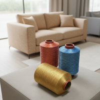 Fil de polyester ATY à haute résistance des couleurs, durable, résistant à l'abrasion et aux déchirures, force standard, recyclable, vierge