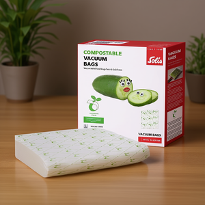 SOLIS SOI Eco 50 Bt. <b>Vacuum</b> Sealer <b>Bags</b> for Efficient Food Storage and Preservation - Product Image 3