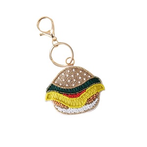Decorative Seed Beads Embroidery Keychain Travel Souvenir Premium Handmade Seed Beads Keychain Fashion Accessory - Product Image 6