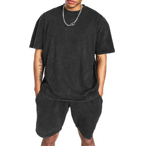 Ensemble 2 pièces d'été pour hommes-Combinaison de sport courte à motif imprimé et ensemble t-shirt et short de loisirs-taille XL-5XL - Product Image 3