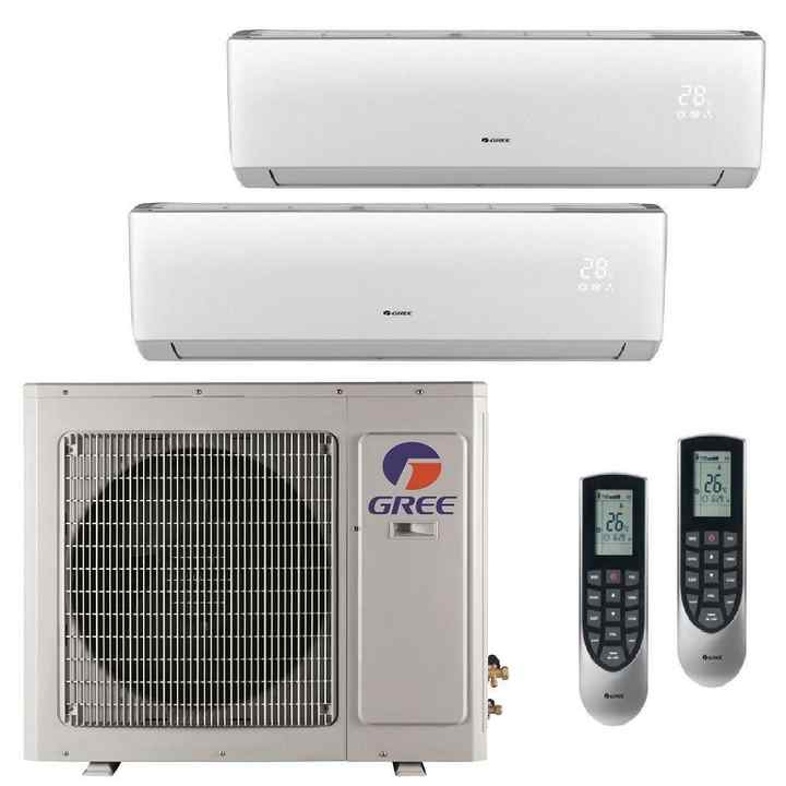 Gree Cooling Heating 9000/12000/18000/24000BTU Air Cooler DC Inverter Split Air Conditioners Home Use Air Conditioning Systems
