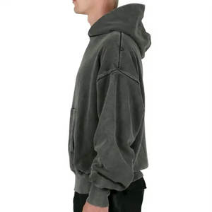 เสื้อสเวตเตอร์แบบสวมหัวมีฮู้ดสำหรับผู้ชายชุดออกกำลังกายแขนยาวผ้าฟลีซใส่ลำลองสำหรับฤดูหนาวพิมพ์ซับลิเมชันตามสั่ง - Product Image 2