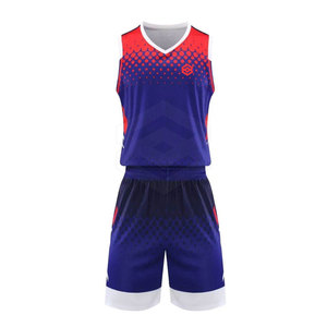 Ensembles de maillots de basket-ball d'été confortables, de haute qualité, respirants, avec logo personnalisé et tissu doux - Product Image 1