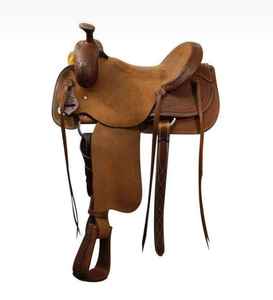 Silla de Montar Western RiderTrust Premium 100% Cuero de Búfalo con Armazón de Madera, Cómoda y Duradera, de la India - Product Image 5