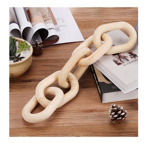 Fait à la main de haute qualité pin bois lien décor chaîne en bois moderne ferme Design Style de haute qualité prix de gros - Product Image 2