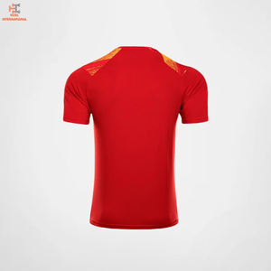 Camiseta de fútbol informal juvenil anticontracción de alta calidad precio al por mayor impresión sublimada ropa deportiva de poliéster fútbol personalizado - Product Image 5