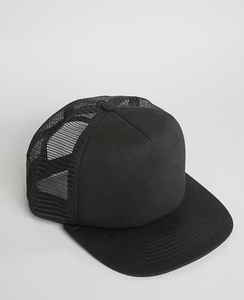 หมวกทรูเกอร์ตาข่าย5แผงสำหรับผู้ชายหมวกโพลีเอสเตอร์ระบายอากาศได้ดีปักลายแฟชั่น - Product Image 3