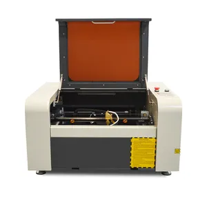 High Quality 4040 400*400mm co2 laser engraving machine 50w 60w wood acrylic fabric leather laser cutting machine