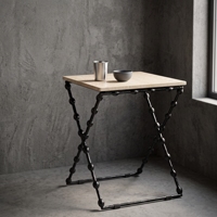 Table d'appoint moderne en fer et marbre, avec structure en métal noir, table basse, meuble d'appoint pour canapé de salon, mobilier pour projets hôteliers