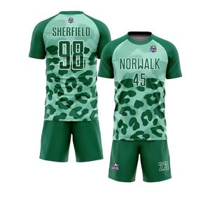 Uniforme de football professionnel à séchage rapide avec logo personnalisé, vêtements de sport, uniforme de football 100% polyester - Product Image 1