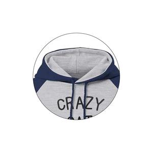 เสื้อมีฮู้ดแฟชั่นสีทึบยูนิเซ็กส์ผ้าฝ้ายออร์แกนิกขนาดใหญ่ออกแบบได้ตามที่ต้องการสำหรับฤดูใบไม้ร่วง - Product Image 4