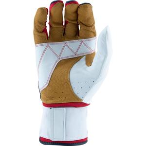Gants de baseball professionnels de qualité supérieure antidérapants avec logo personnalisé, en cuir véritable de qualité supérieure - Product Image 2