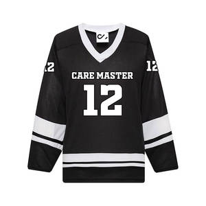 เสื้อเจอร์ซีย์สำหรับฝึกซ้อมฮ็อกกี้น้ำแข็งขนาดพลัสไซส์ออกแบบได้ตามต้องการ - Product Image 6