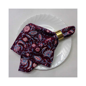 Dernier design, sortie d'usine, serviette de table en coton 100% pur, imprimée à la main, de haute qualité, prix bas, vente - Product Image 3