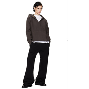 NUEVA Sudadera con capucha recortada personalizada Unisex 400 Gsm Cotton Heavyweight Hoodies Drop Shoulder Cropped Hoodie para hombres - Product Image 1
