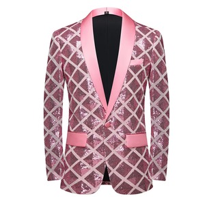 Blazers à manches longues affaires décontracté habillé Blazer veste bouton à carreaux pour bureau professionnel travail costumes 2026 - Product Image 6