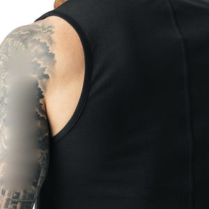 Camiseta sin mangas personalizada de precio barato de alta calidad para hombre, Material de algodón, secado rápido, transpirable, moda, gimnasio, entrenamiento muscular, camisetas sin mangas - Product Image 6