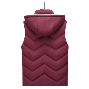 Chaleco acolchado para hombre unisex grueso acolchado sin mangas chaleco para hombre acolchado al aire libre logotipo personalizado estampado Chaleco de invierno acolchado - Product Image 3