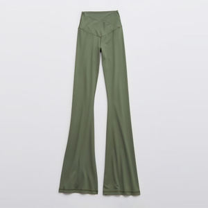 2024 nouveauté femmes décontracté taille haute pantalons de survêtement évasés Vintage Logo personnalisé impression respirant séchage rapide écologique élastique - Product Image 6