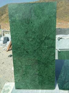 Losa de mármol verde pulido Interiores y pisos de Villa de Interior de lujo 1 año Impermeable Losa grande Acabado de superficie flameada - Product Image 5