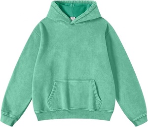 เสื้อฮู้ดดี้ผู้ชายไซส์ใหญ่พิเศษสำหรับฤดูหนาว ผ้าฝ้ายฟลีซ 100% หนัก 350gsm พร้อมลายปักและโลโก้พิมพ์ - Product Image 3