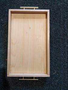 Bandeja rectangular de madera de diseño NATURAL, tamaño estándar de acabado Natural para el hogar y la boda, bandeja para servir alimentos - Product Image 3