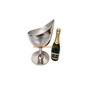 Cubo de hielo de vino de acero de Metal pulido con espejo de lujo, la mejor calidad, forma y tamaño personalizados, Cubo de botella de vino de Metal, uso de boda - Product Image 1