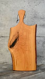 El más popular en 2024, tabla de cortar de madera de acacia rectangular grande con forma personalizada, stock adecuado con mango sólido - Product Image 3