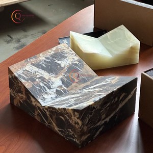 Sujetalibros de mármol de lujo al por mayor, sujetalibros de diseño elegante, sujetalibros de mármol sólido para decoración del hogar, uso en la escuela y la sala de estudio - Product Image 1