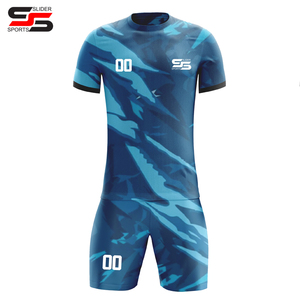 New Design Unisex Custom Soccer Uniform Breathable Lightweight 100% Polyester Custom Color & Logo OEM Service - Product Image 4