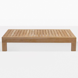 Mesa de centro de madera maciza de teca para sala de estar Diseño moderno de Sadewa Muebles minimalistas para el hogar - Product Image 1