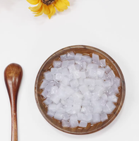 Nata de Coco en vrac, gelée de noix de coco et de konjac pour ingrédients de bubble tea et garniture de desserts aux fruits