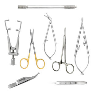 Juego de Instrumentos Microquirúrgicos Oftálmicos Premium CHAN TARA, Reutilizables, de Acero Inoxidable, Manuales, para Uso Hospitalario, con Certificación CE, para Ojos de Animales - Product Image 4