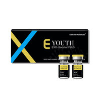 Sérum Visage Exo Plus Booster à l'Acide Hyaluronique et Vitamine C, Éclaircissant, Anti-Âge, Hydratant, Anti-Rides, Revitalisant pour la Peau, 30mL