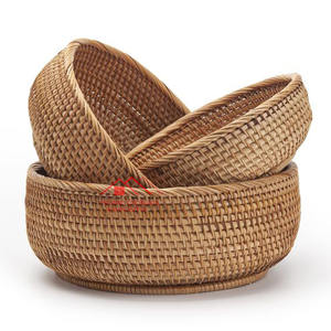 Luxury Home Decor Handmade Bamboo <b>Rattan</b> <b>Storage</b> <b>Baskets</b> Home Decor Wholesaler <b>Basket</b> <b>Storage</b> - Product Image 6
