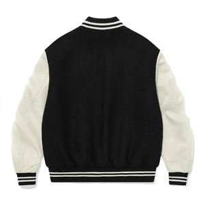 OEM fabricante personalizado Chenille bordado hombres Universidad béisbol Bomber Letterman Varsity chaqueta para hombre - Product Image 2