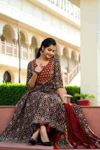 Traje Shalwar Kameez Panjabi de Alta Calidad para Mujer, Conjunto de Salwar de Algodón con Estampado Digital, Lavable, Listo para Usar, Personalizable, para Toda Temporada - Product Image 2