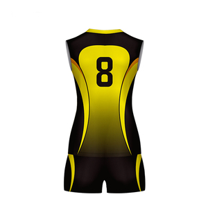 Silk Screen Printed High Quality 100% Polyester <b>Volleyball</b> Uniform <b>Set</b> Custom Own Team Jerseys Shorts Skirts Men Women - Product Image 2