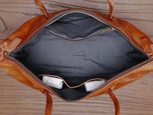 Sacoche pour ordinateur portable en cuir 13/14/15.6/16 pouces pour Macbook Air Tablet HuaWei MateBook Thinkpad Single Shoulder Bags - Product Image 6