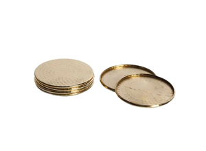 High Quality Brass Round Metal Cup <b>Coaster</b> Custom Metal <b>Coaster</b> <b>for</b> <b>Drinks</b> Metal <b>Coaster</b> in Durable Quality - Product Image 2