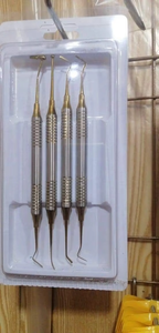 เครื่องมือตรวจสุขภาพช่องปากคุณภาพสูง ใช้ซ้ำได้ ได้รับการรับรองมาตรฐาน CE ระดับ II - เครื่องมือผ่าตัดแบบใช้มือ ทำจากเหล็ก พร้อมการรับประกัน 1 ปี - Product Image 3